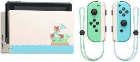 NINTENDO Switch HAC-001 Video Gaming Console- Animal Crossing Edition