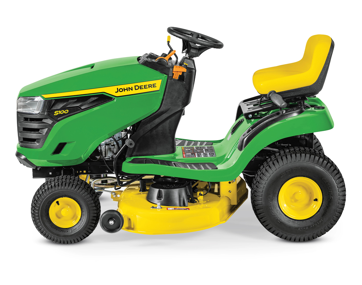 John Deere S100 17.5HP Side By Side Hydrostatic 42in Riding Lawn