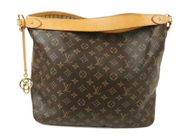 Women's Authentic Luxury Leather Louis Vuitton Delightful MM Monogram Handbag 