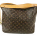 Women's Authentic Luxury Leather Louis Vuitton Delightful MM Monogram Handbag 