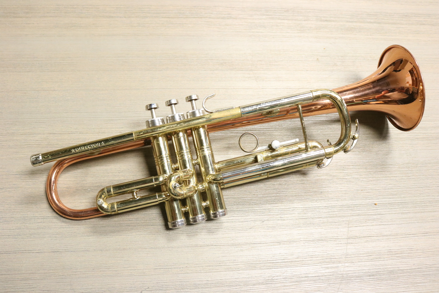 Vintage Conn Director 1967 TriColor Brass Trumpet Made In USA USA Pawn