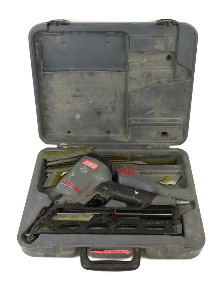 Senco SFN40 15GA Pneumatic Air 120psi Angled Finish Nailer Nail Gun USA USA Pawn