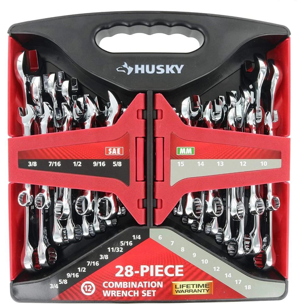 Husky Combination Wrench Set (28Piece) USA Pawn