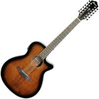 Ibanez AEG5012-DVH 12 String Acoustic Guitar- Tobacco Sunburst