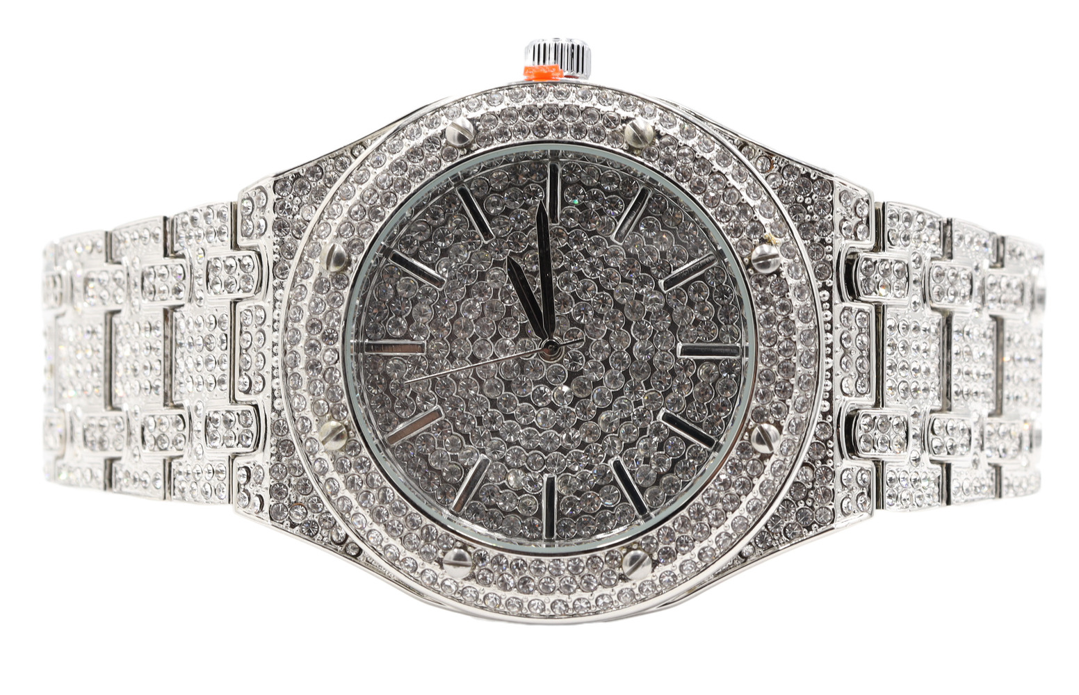Men's Stainless Steel Cubic Zirconia Ring