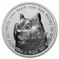DogeCoin to the Moon 1 OZ Silver Round