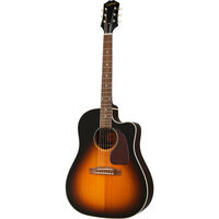 Epiphone J-45 Electric Acoustic Guitar- Tobacco Sunburst W/Case