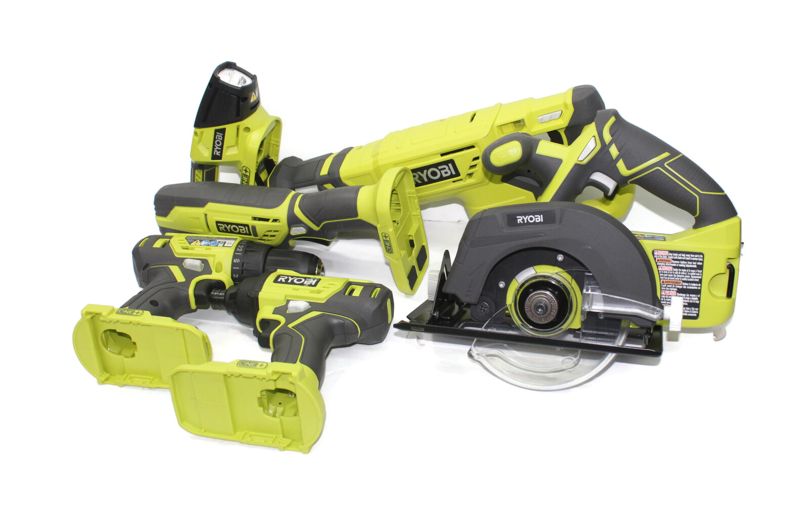 Ryobi tool set New 6 Tools 2 Batteries and Charger | USA Pawn