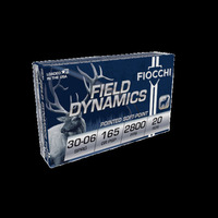 FIOCCHI SHOOTING DYNAMICS RIFLE .30-06 SPFLD 165 GR PSP AMMO, 20/BOX - 3006C