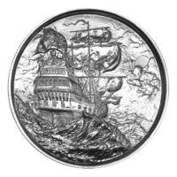 2 oz Elemetal Privateer Ultra High Relief Silver Round 