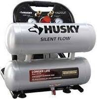 Husky Silent Flow 4.6 Gallon 125 PSi Portable Air Compressor- Pic for Reference