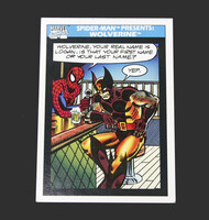 1990 Impel Marvel Universe Spider-Man Presents Wolverine Trading Card #160