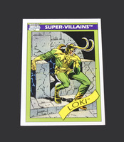 1990 Impel Super - Villains Marvel Comics Universe Loki Trading Card #54