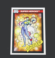 1990 Marvel Comic Universe Super Heroes Dazzler #13 Trading Card