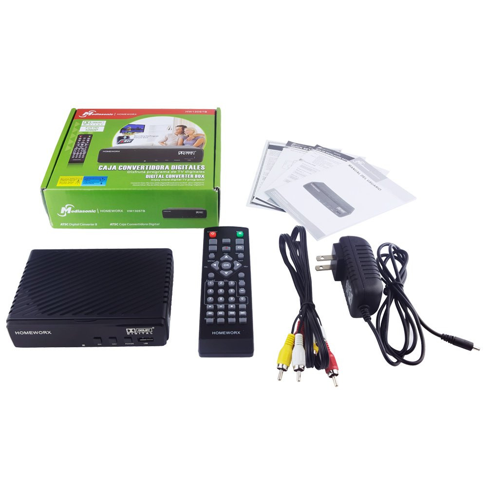Mediasonic ATSC Digital Converter Box with TV Tuner Function USA Pawn