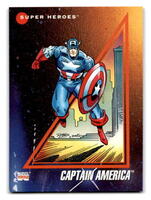 1992 Impel Marvel Promo #37 Captain America