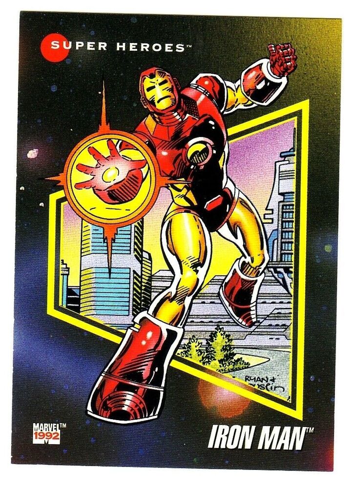 1992 Marvel Universe #62 Iron Man | USA Pawn