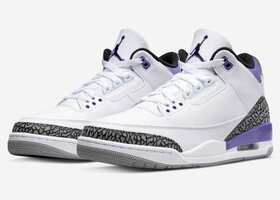 Nike Air Jordan 3 Retro Dark Iris Size 9.5 