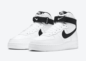 Nike Air Force 1 High '07 White Black Size 9