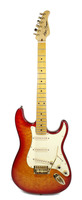 Asher Brown Custom Strat Style Solid Body Electric Guitar 3 - Single Coil Maple