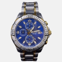 Citizen 0510 Chronograph Blue Dial Two-tone Men's Watch