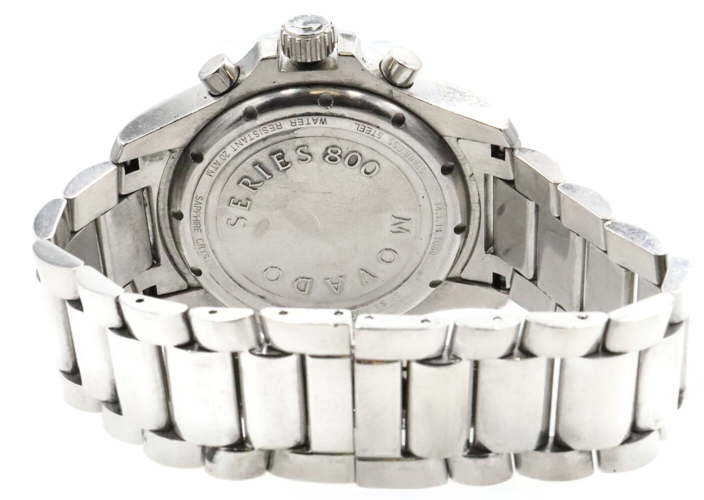 Movado Men's 2600110 Series 800 Black Dial Stainless Steel Bracelet Watch