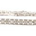 Women's Stunning Sterling Silver 4.30 ctw Round Diamond 7" Tennis Bracelet