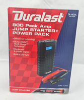 New!! DURALAST DL-800L 800 Peak Amp Jump Starter