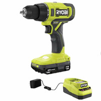 "GREEN DOT" RYOBI Cordless Drill/Driver, Light & Multi-Tool Kit