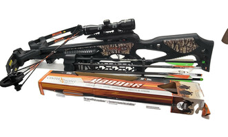 Barnett Gamecrusher 3.0 Crossbow W/ Bolts, Quiver, and Soft Case  