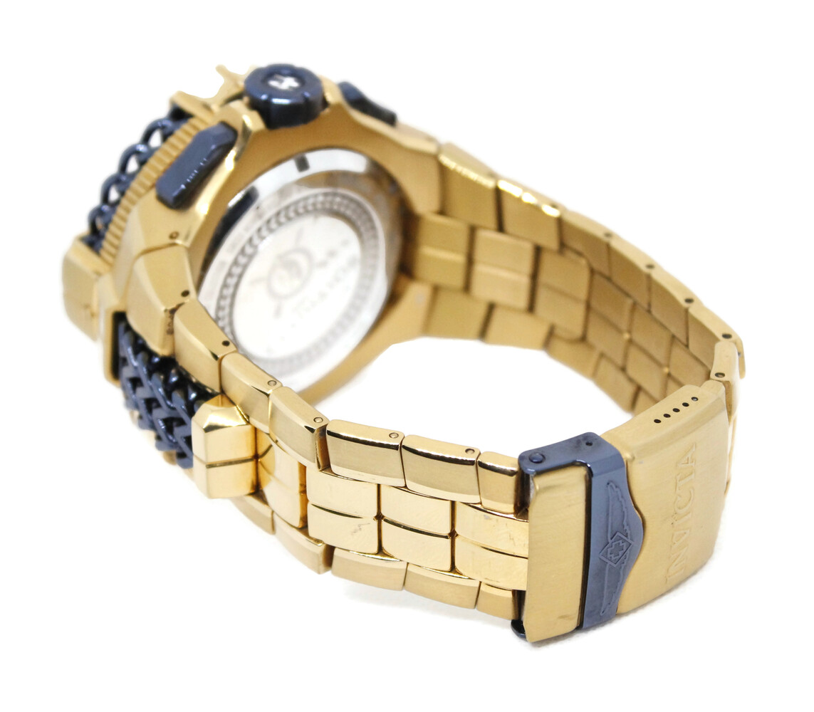 Invicta Men 60mm Gladiator Spartacus 38714 MOP Dial Gold Dark Blue Wristwatch