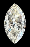 One Single Loose Good Cut 0.97 ctw Marquise Cut I1 K Color Diamond JAGi Cert. 