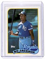 1989 TOPPS BO JACKSON KANSAS CITY ROYALS #540
