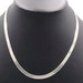 High Shine Sterling Silver 5.4mm Classic Herringbone Chain Necklace 20" 17.95g