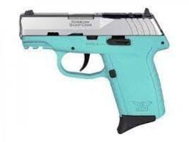 NEW- SCCY CPX-1 9MM Semi Auto Pistol Stainless/Blue