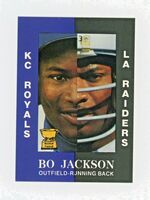 1990 AAMER Sports Rookie Cup KC ROYALS / LA RAIDERS Bo Jackson