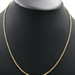 Classic High Shine 14KT Yellow Gold 2.1mm Wide Rope Chain Necklace 20.5" - 9.20g