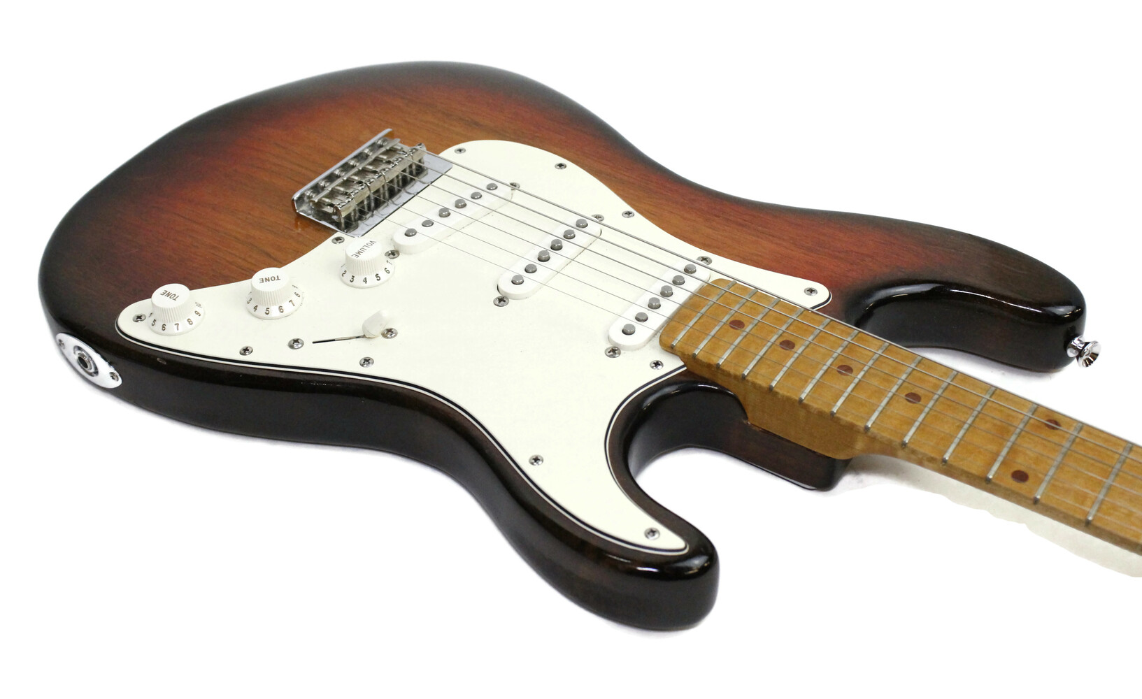New England Custom Guitars USA Strat Style Hard Tail Sunburst Electric