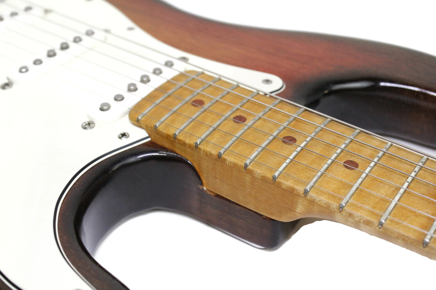 New England Custom Guitars USA Strat Style Hard Tail Sunburst Electric