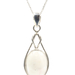 Sterling Silver Unique Twisted 11.35 ctw Oval Cabochon Moonstone 24" Necklace 