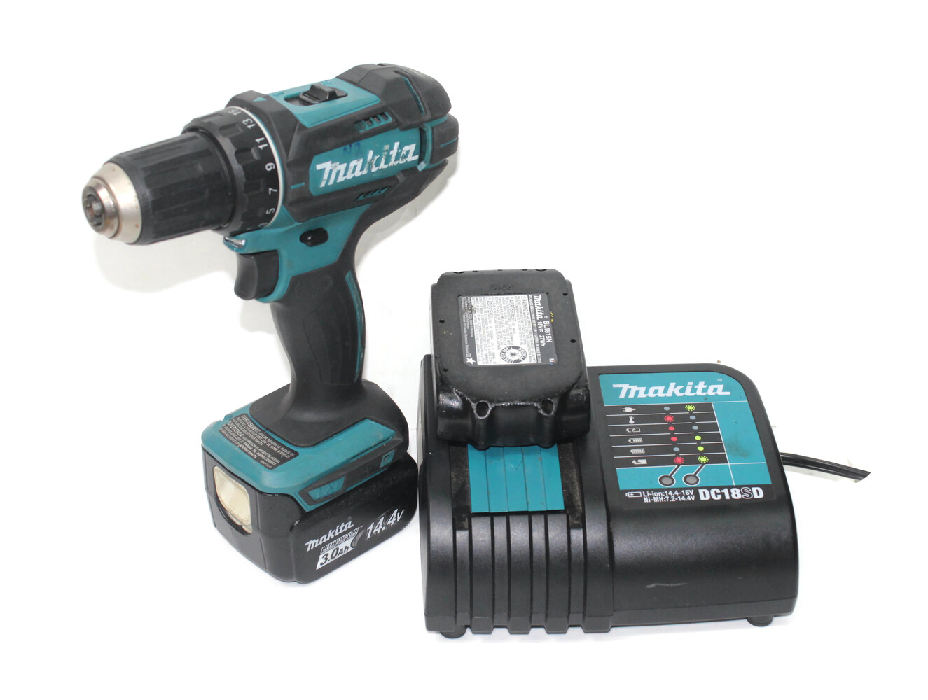 Makita xfd10 18V Cordless Drill With Battery and Charger USA Pawn
