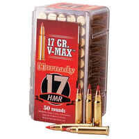Hornady Varmint Express .17 HMR Ammunition 50 Rounds V-MAX Polymer 17 Grains
