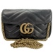 "Green Dot" Gucci GG Marmont Super Mini Handbag