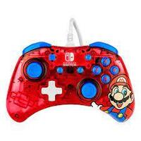 NINTENDO Switch Wired Controller- Transparent Mario