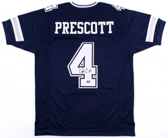 Authentic Dak Prescott Signed Cowboys Jersey