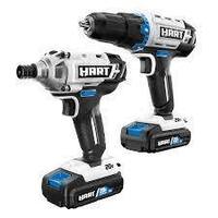 Like New!! Hart HPIW25 20V Lithium Ion Impact/Drill Combo Kit