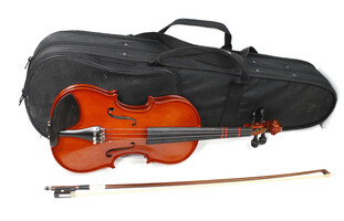 Von Jmm Strings 1/2 Size Violin 2016 110VN1/2 With Bow and Case 