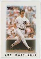 1986 Topps Mini Leaders New York Yankees Baseball Card #28 Don Mattingly