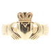 Classic Traditional Irish 10KT Yellow Gold Claddagh Ring - Made in Ireland 2.1g