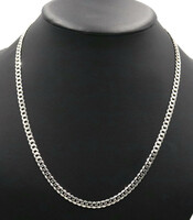Classic High Shine Sterling Silver (925) Curb Link Chain Necklace 22.5
